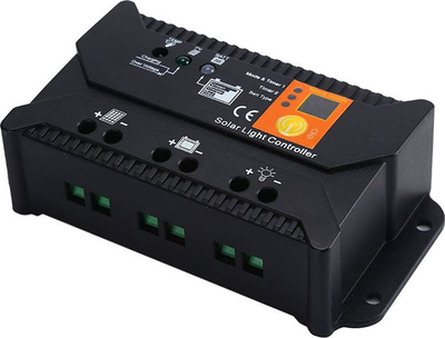 Kontrollues solar Azo PWM SOL-10S 12/24 - 10A