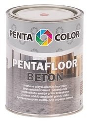 Боја за под Pentafloor Beton, 0.9L, за бетон, кафеаво-црвена боја