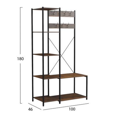 Paradhomë/ Dollap  i hapur Aranja 100x46x180Hcm (HM18083)