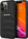 Kapak telefoni AMG Debossed Lines për iPhone 13 Pro Max, 6.7\", lëkurë, i zi