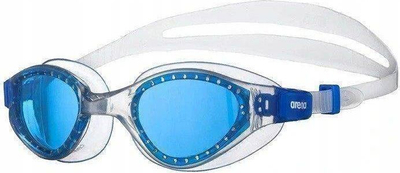 Syze noti Arena Cruiser Evo Kids, lente blu, rrip silikoni, të bardha