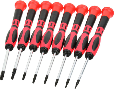 Set kaçavidash Torx GEKO, 8 copë, T5 T20