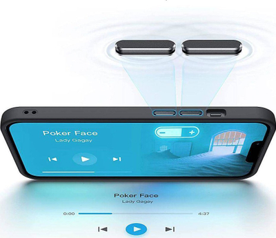 Këllëf telefoni Tech‑Protect Magmat, MagSafe, për iPhone 13 Pro, transparent i zi