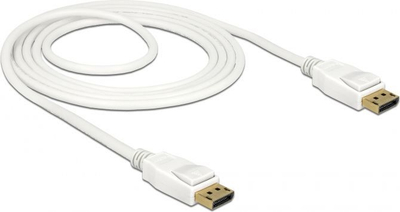 Kabllo DisplayPort Delock 85509, 1.5m, Ultra HD 4K, e bardhë
