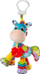 Lodër për udhëtim për bebe Playgro Clip Clop, shqisore, me kapëse, me shumë ngjyra
