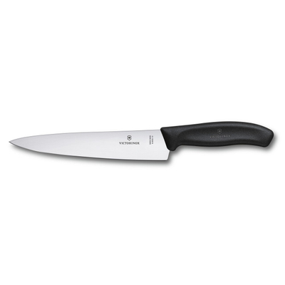 Thikë kuzhine Victorinox Swiss Classic 19cm, për çdo lloj mishi, e zezë