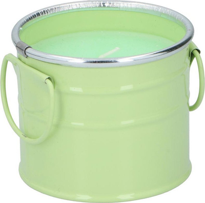Qiri kundra mushkonjave Arti Casa Citronella, në kovë metal, me erë citronella, jeshil