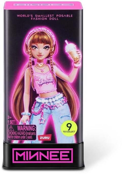 Kukull Zuru Minnee Star Box 17701, rreth 10 cm, me aksesorë