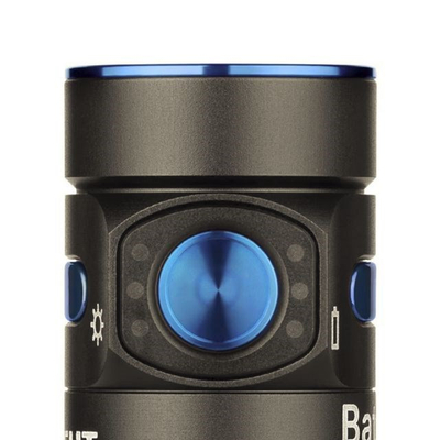 Elektrik dore OLIGHT Baton 4, 1300 lumene, rikarikues, i zi