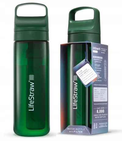 Shishe uji me filter LifeStraw Go Series LGV422GRWW, 22oz 650ml, pa BPA, jeshile Terrace