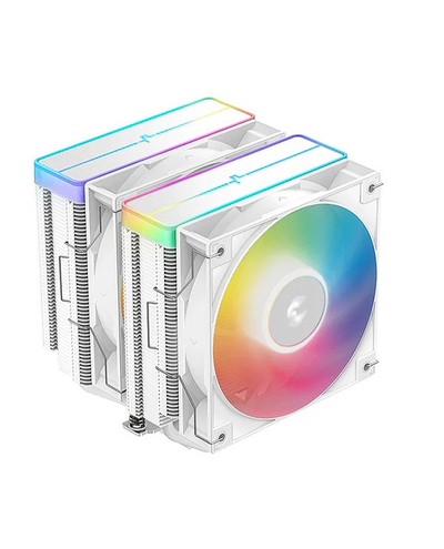 Ftohës CPU DeepCool AG620 White ARGB V2, 120mm, me ARGB, i bardhë