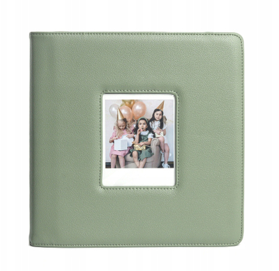 Album fotografish Fuji Instax Wide LOVE INSTANT, 288 foto, e gjelbër ulliri