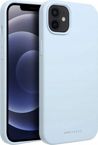 Mbulesë telefoni Roar Cloud Skin për iPhone 12, silikon, blu e çelët