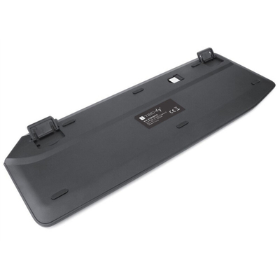 Tastierë universale Techly ICTB9801TB, RF Wireless + Bluetooth, RGB, e zezë