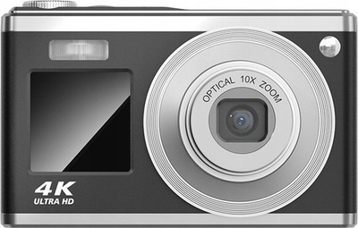 Kamerë digjitale XREC C23, 60MP, 4K, zmadhim 10x, e zezë me argjend