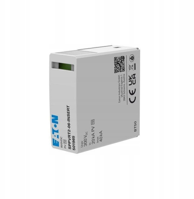 Modul mbrojtës nga mbingarkesa Eaton SPPVRT2-06-INSERT, 300 V DC, për fotovoltaikë, i bardhë
