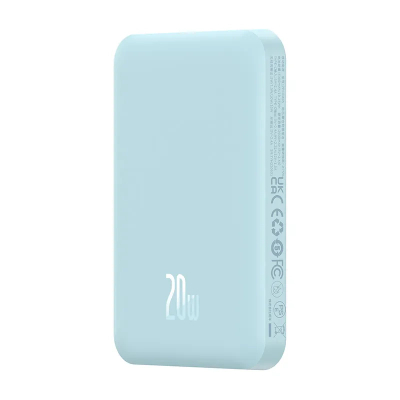 Powerbank Baseus Magnetic Mini, 5000mAh, 20W, blu