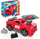 Set ndërtimi Mattel Mega Bloks Racing Car, 26 pjesë, 3 në 1, i kuq