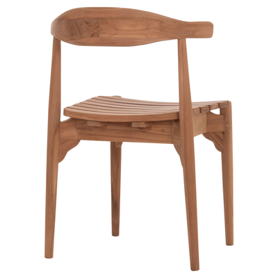 Karrige ngrënie për jashtë Donny HM6378, dru teak, natyrale