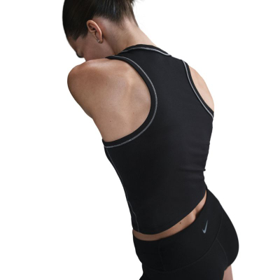 Спортска блуза Nike Dri Fit One Fit Crop W IB7886 010, за жени, црна