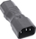 Adapter energjie INLINE IEC 60320 C14 në IEC 60320 C13, 10A, i zi