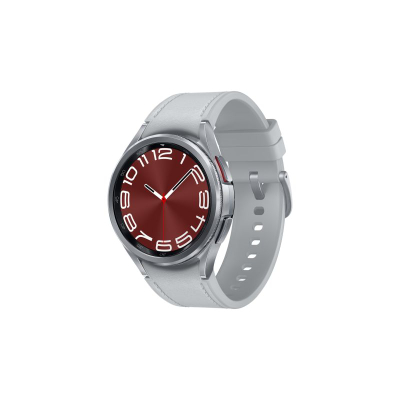 Ora smart Samsung Galaxy Watch6 Classic 43mm, me ekran me prekje, bateri 300mAh, ngjyrë argjend
