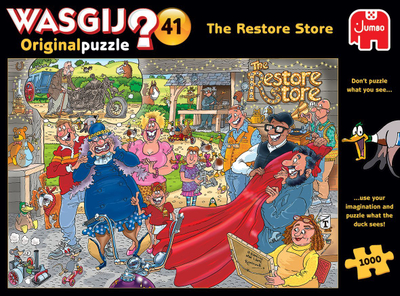 Puzzle Wasgij Original 41 Restore Store, 1000 copa, me ngjyra nga të gjitha