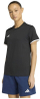 Bluzë sportive Adidas Entrada 26 për femra, pambuk, e zezë