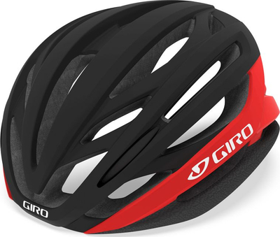 Helmeta rrugore Giro Syntax MIPS, madhësia S 51-55 cm, e zezë e kuqe
