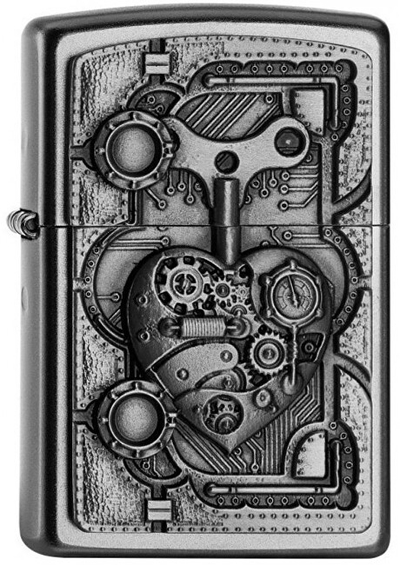 Çakmak Zippo Steampunk Heart 20407