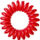 Goma flokësh Invisibobble Traceless Hair Ring, set 3 copë, ngjyrë raspberry e kuqe