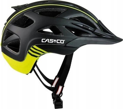 Kaskë biçiklete Casco Activ2 Junior, 52-56 cm, neon e verdhë