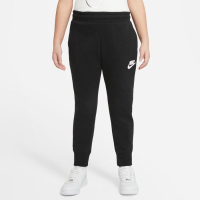 Pantallona jogger Nike Sportswear Club French Terry për goca, pambuk poliester, të zeza