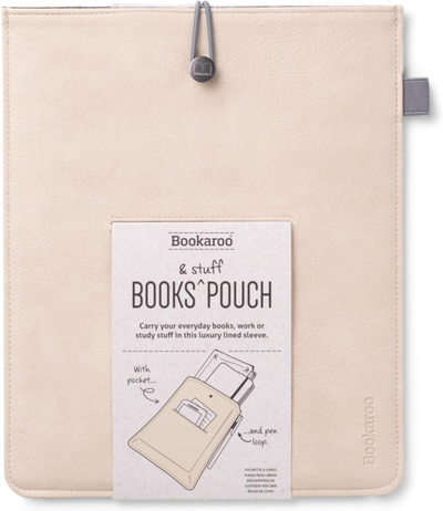 Bookaroo Books & Stuff Pouch Cream