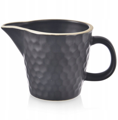 Krahëzë qumështi Orion TEA TIME, qeramike, 100 ml, e zezë