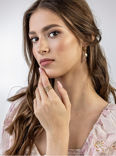 Unazë për goca Emily Westwood Anastasia EWR23029G, e artë