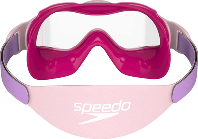 Syze noti për fëmijë Speedo Kids Biofuse Mask, 2–6 vjeç, lente të tejdukshme, rozë