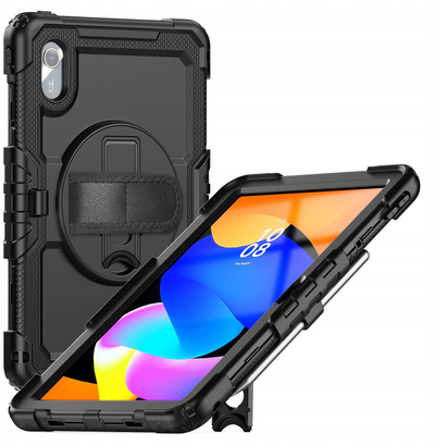 Mbulesë me mbrojtës ekrani Tech-Protect Solid për Lenovo Idea Tab 11.0, me stendë, e zezë