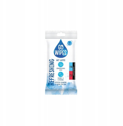 Shami pastruese për duar GoWipes Refreshing Cleansing, 15 copë, pa alkool