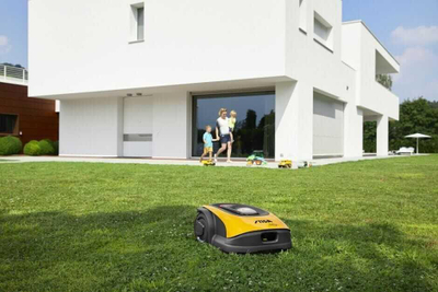 Robot kositës Stiga Stig 600, 600 m², bateri 2.5 Ah, i verdhë