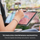 Set aksesorësh Logitech Crayon Stylus Silver dhe Combo Touch Case për iPad 10th Gen, tastierë me trackpad, gri