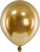 Balona PartyDeco Chromed Glossy Gold Small, 12 cm, set 50 copë, ari me shkëlqim