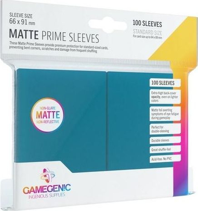 Mëngë Matte Prime CCG Rebel, 66x91mm, 100 copë, të kaltra