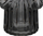 Vazo qelqi Atmosphera Glass Shell, 32 cm, për zbukurim, gri e errët