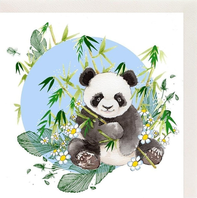 Kartolinë Clear Creation CL2012 Panda, kristale Swarovski, katrore