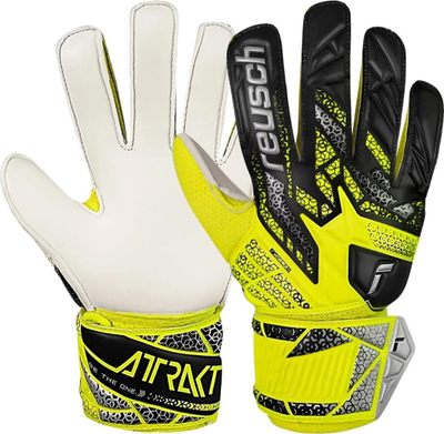 Doreza portjeri Reusch Attrakt Solid Jr 5572515 2014, kalamoj, shkumë sintetike, shumëngjyrëshe