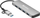 Hub USB Sandberg, USB C dhe USB A në 4 porta USB 3.0, gri