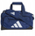 Çantë sporti Adidas Tiro Duffle XS, me shirit krahut, blu e errët me të bardhë
