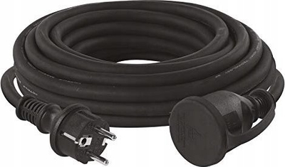 Zgjatës elektrik Emos Schuko, 10 m, 2.5 mm², i zi
