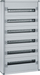 Kuti shpërndarëse Legrand XL3 160, metalike, 6x24 module, murale